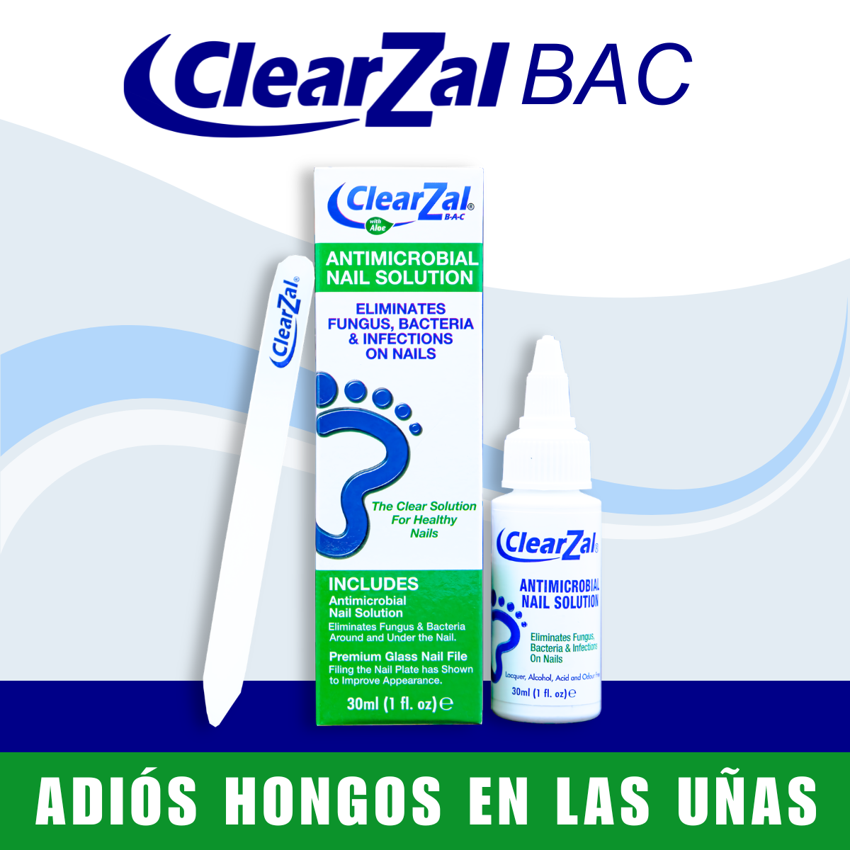 ClearZal BAC - Elimina Hongos en las Uñas
