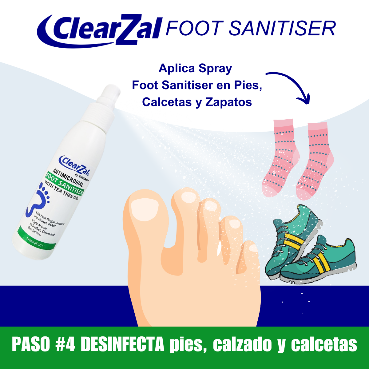 ClearZal BAC - Elimina Hongos en las Uñas
